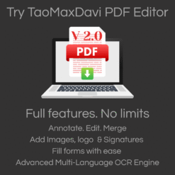 TaoMaxDavi PDF Editor v2.0